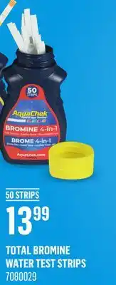 Canac Total Bromine Water Test Strips offer