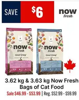 Ren’s Pets Depot Now Fresh Bags of Cat Food offer