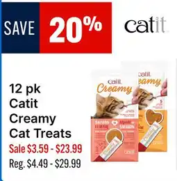 Ren’s Pets Depot Catit Creamy Cat Treats offer