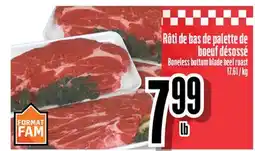 Bonanza Rôti de bas de palette de bœuf désossé offer