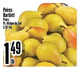 Bonanza Poires Bartlett offer