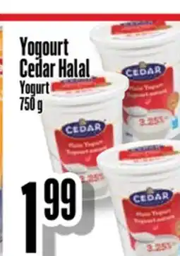 Bonanza Yogourt Cedar Halal offer