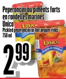 Bonanza Peperoncini ou piments forts en rondelles marinés Unico offer