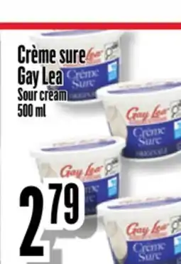 Bonanza Crème sure Gay Lea offer