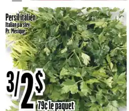 Bonanza Persil italien offer