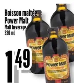 Bonanza Boisson maltée Power Malt offer