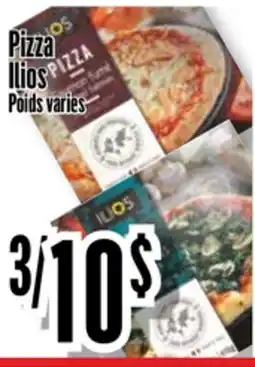 Bonanza Pizza Illios offer