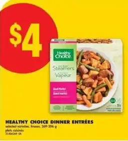 No Frills Healthy choice dinner entrées offer