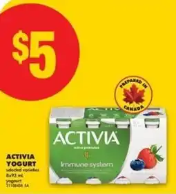 No Frills Activia yogurt offer