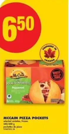 No Frills Mccain pizza pockets offer