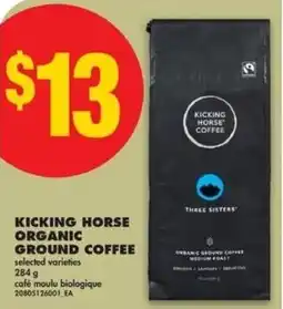 No Frills Kicking horse organic ground coffee offer