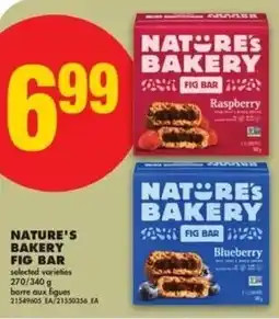 No Frills Nature's bakery fig bar offer
