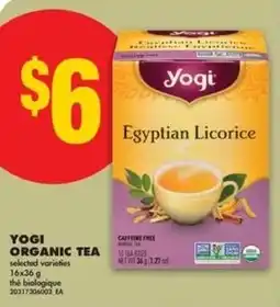 No Frills Yogi organic tea offer
