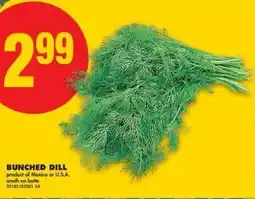 No Frills Bunched dill offer