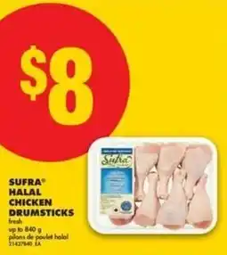 No Frills Sufra halal chicken drumsticks offer