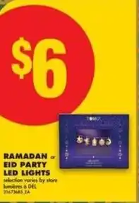 No Frills Ramadan or eid party led lights offer