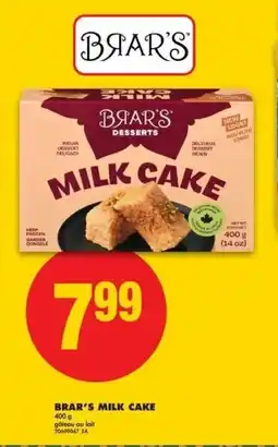 No Frills Brar's milk cake offer
