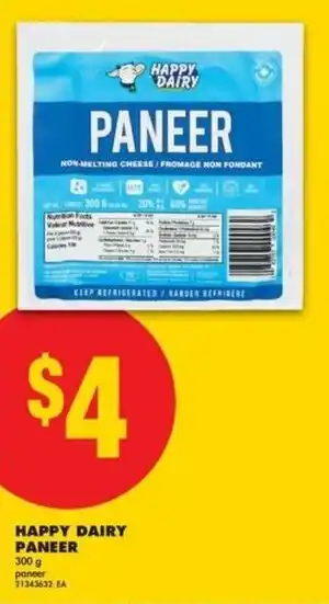 No Frills Happy dairy paneer offer