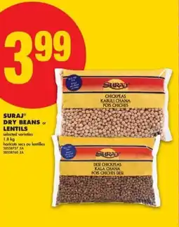 No Frills Suraj dry beans or lentils offer