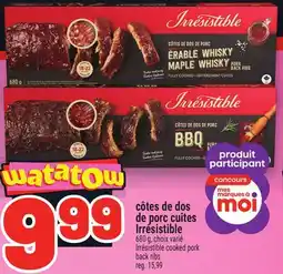 Metro côtes de dos de porc cuites Irrésistible 6 offer