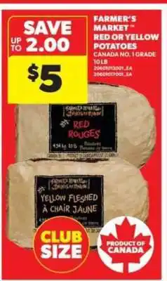 Real Canadian Superstore Farmer's Market Red or Yellow Potatoes offer