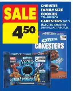 Real Canadian Superstore Christie Family Size Cookies or Cakesters offer
