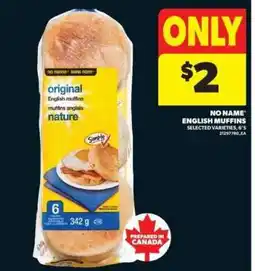 Real Canadian Superstore NO NAME ENGLISH MUFFINS offer