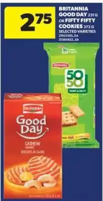 Real Canadian Superstore Britannia Good Day or Fifty Fifty Cookies offer