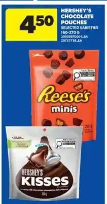 Real Canadian Superstore Hershey's Chocolate Pouches offer