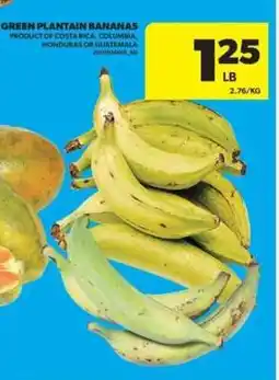Real Canadian Superstore Green Plantain Bananas offer