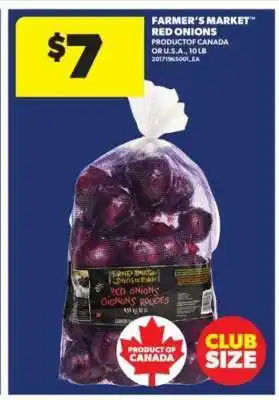 Real Canadian Superstore Farmer's Market Red Onions offer