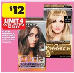 Real Canadian Superstore L'Oreal Preference, Feria or Olia Hair Colour offer