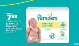 Real Canadian Superstore Pampers 3x baby wipes offer