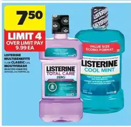 Real Canadian Superstore Listerine Multibenefits Mouthwash offer