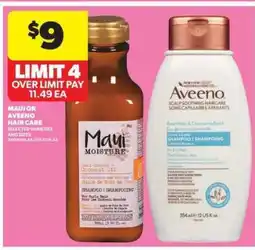 Real Canadian Superstore Maui or Aveeno Hair Care offer