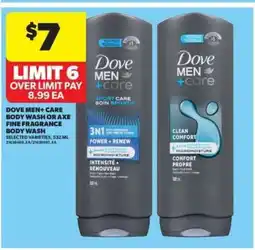 Real Canadian Superstore Dove Men+Care Body Wash offer