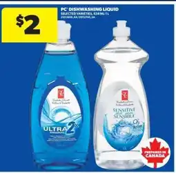 Real Canadian Superstore PC Dishwashing Liquid offer