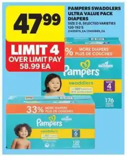 Real Canadian Superstore Pampers Swaddlers Ultra Value Pack Diapers offer