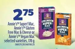 Real Canadian Superstore Annie's Super! Mac, Annie's Gluten Free Mac & Cheese or Annie's Vegan Mac offer