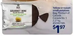 Walmart GOURMET MINI YELLOW POTATOES offer