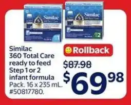 Walmart Similac 360 Total Care offer