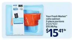 Walmart Your Fresh Market Coho Salmon offer