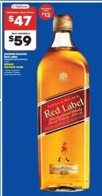 Real Canadian Liquorstore Johnnie Walker Red Label offer