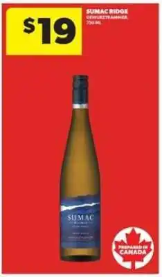 Real Canadian Liquorstore Sumac Ridge Gewurztraminer offer