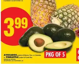 No Frills AVOCADOS or PINEAPPLE offer