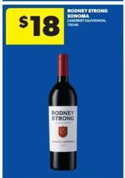 Real Canadian Liquorstore Rodney Strong Sonoma offer