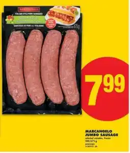 No Frills Marcangelo Jumbo Sausage offer