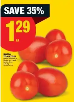 No Frills Roma Tomatoes offer