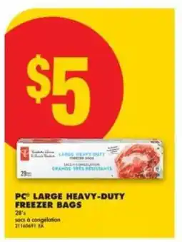 No Frills PC Large Heavy-Duty Freezer Bags offer