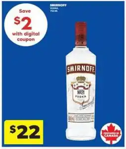 Real Canadian Liquorstore Smirnoff Vodka offer
